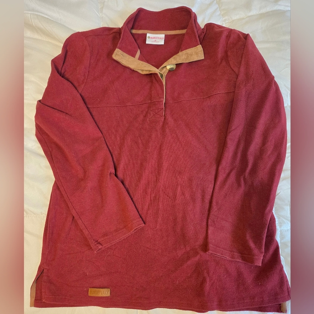 Barkley & Co Maroon Long Sleeve Pullover